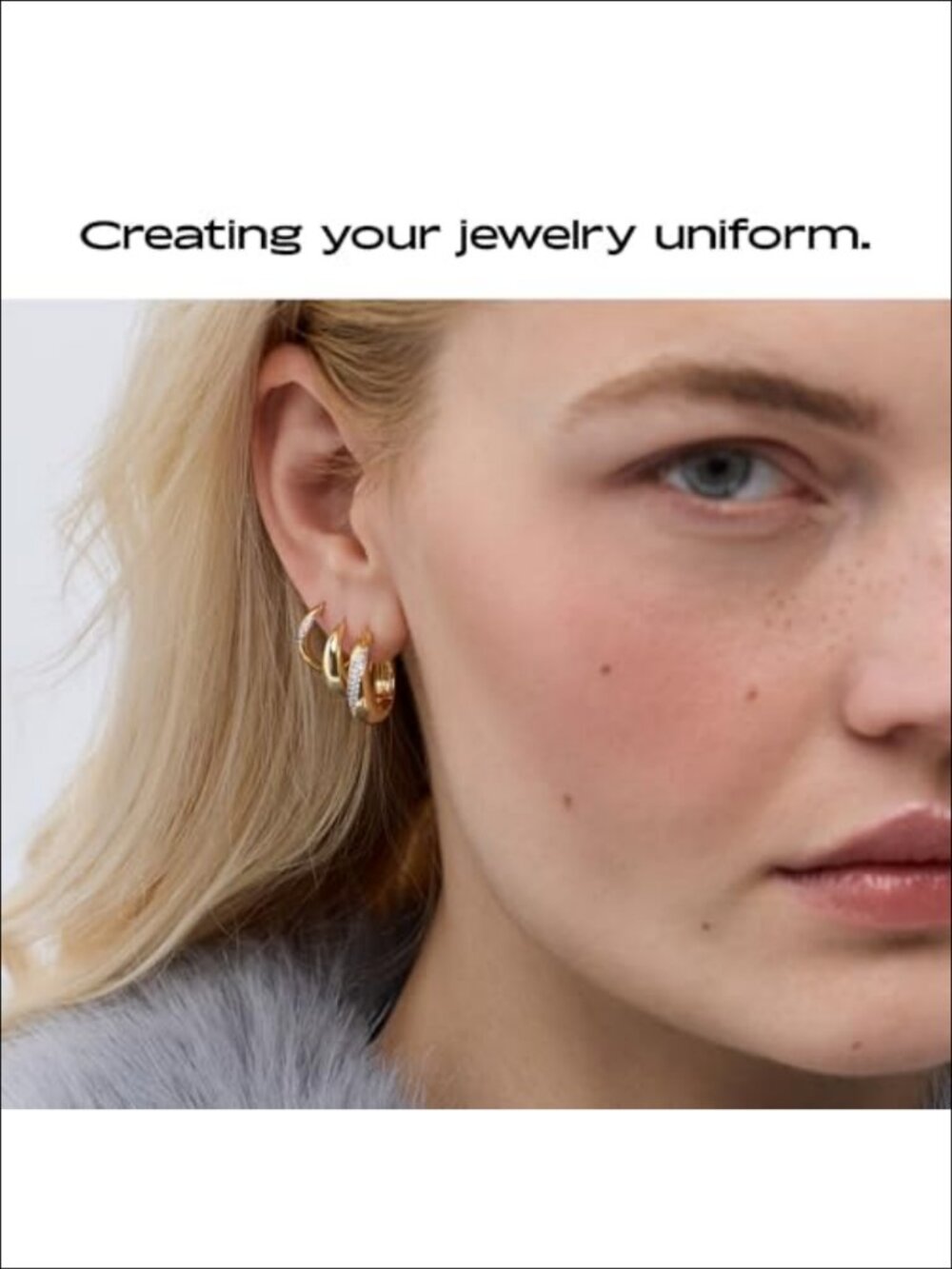 14K Gold Plated Hypoallergenic Hoop Earrings Women Water Resistant - Picture 3 of 6